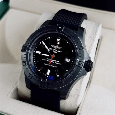 breitling avenger ii seawolf blacksteel limited edition w folding buckle|Breitling Avenger II Seawolf .